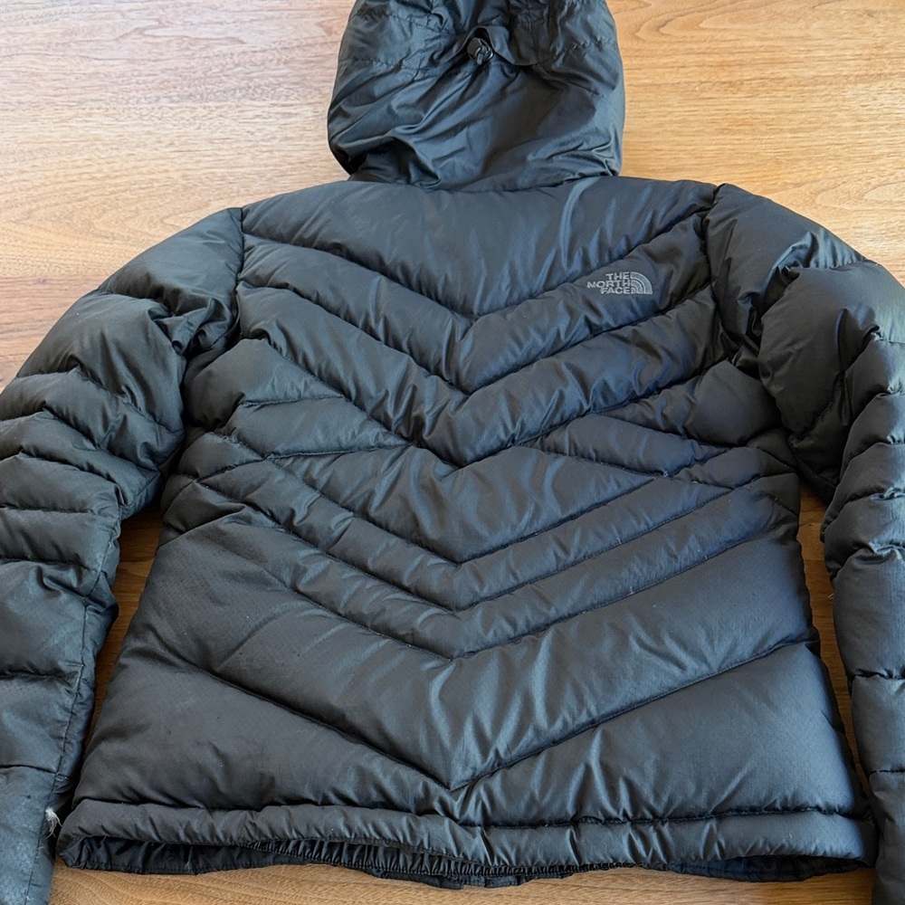 The North Face Women's Black Quilted Hooded Puffer Small - Picture 4 of 5